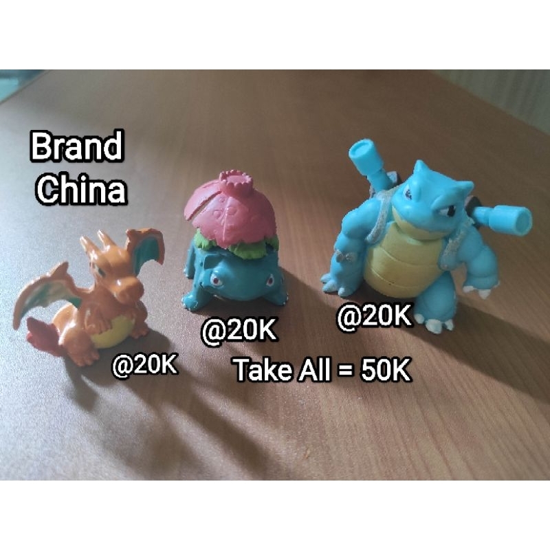 Figure Pokemon Charizard Blastoise Venusaur