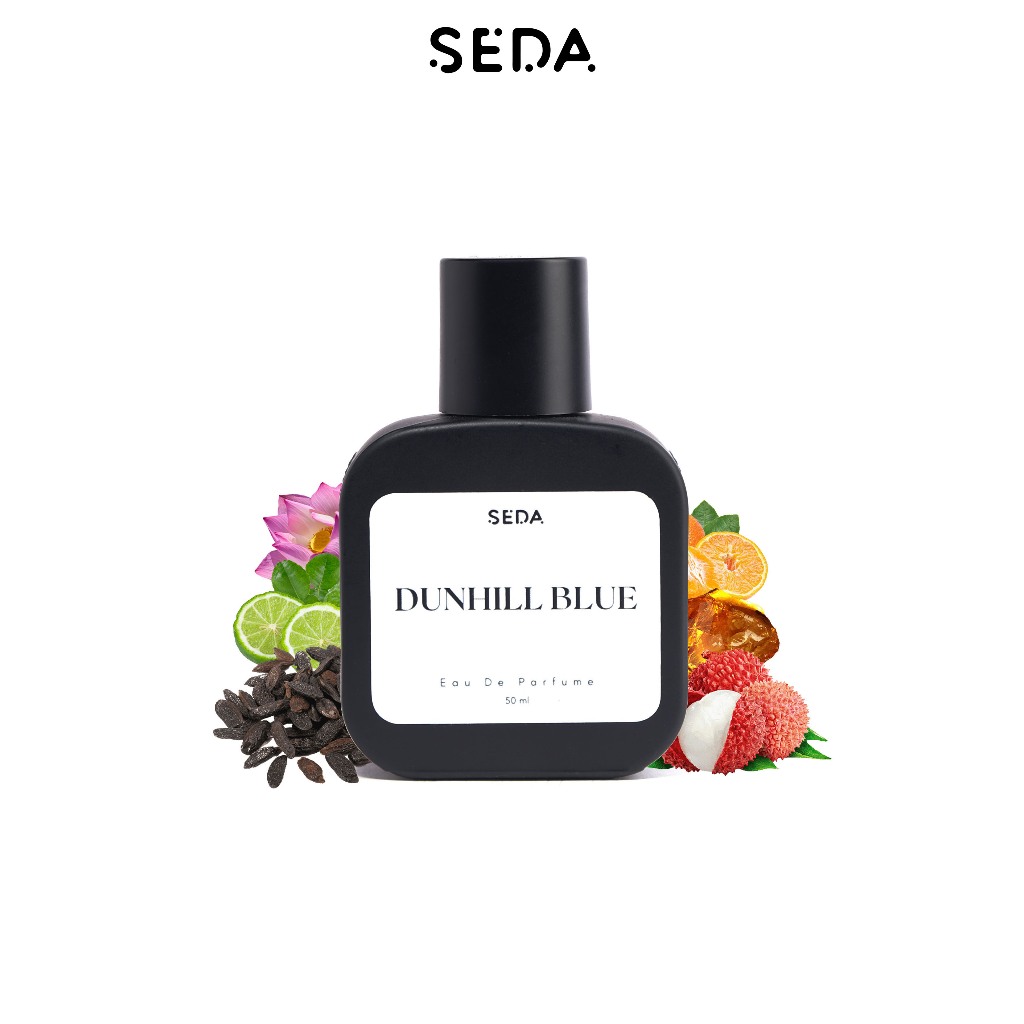 SEDA Parfum DUNHILL BLUE 50ml - Eau De Parfum | Parfum Pria Minyak Wangi Tahan Lama Original