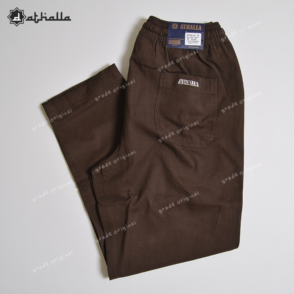 Celana Sirwal Pria Dewasa Jumbo Premium Cingkrang Sholat Muslim Syari Panjang 7/8 Kerja Kantor Santa