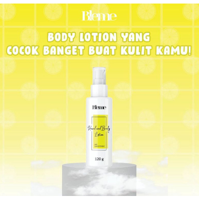 Bleme Hand and Body Lotion Whitening Body Lotion With Lemon Extract 120 gr