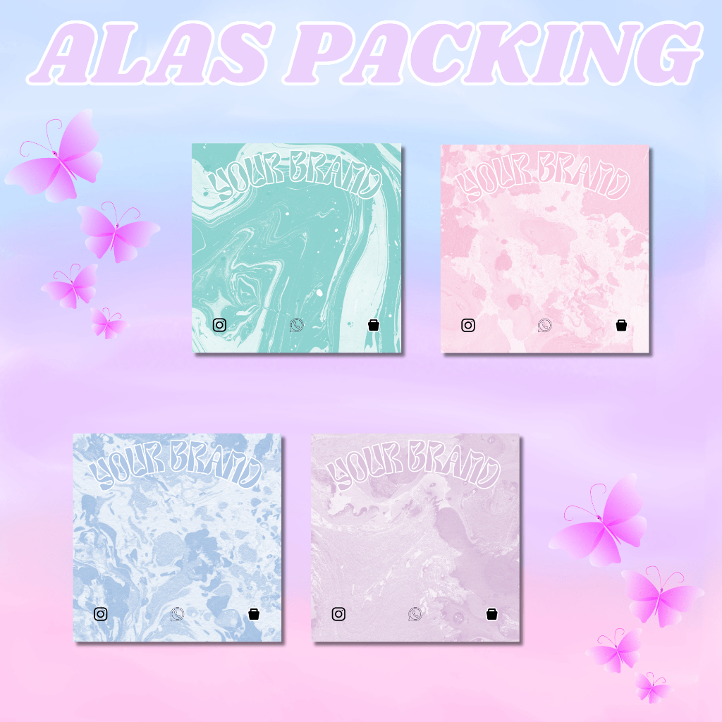 

ALAS PACKAGING II ALAS PACKING LUCU UNTUK AKSESORIS DLL [free plastik opp] ‼️ BACA DESKRIPSI ‼️