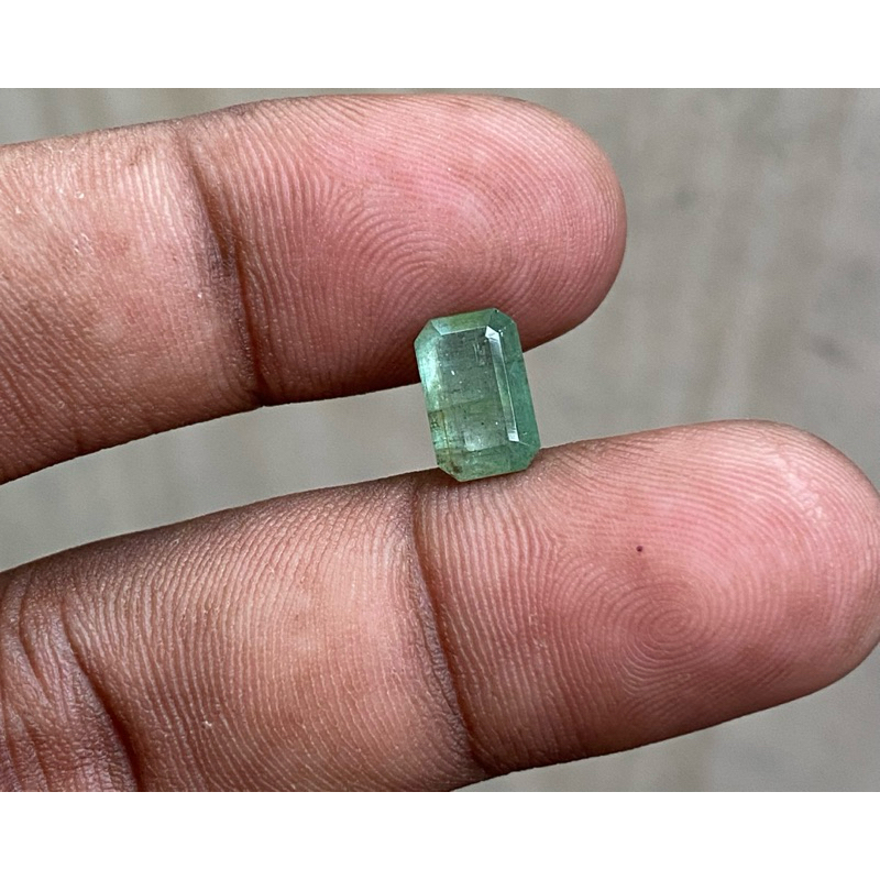 Natural Zambian Emerald Jamrud Batu Zamrud Colombia Dim 10x6x4 CT 2