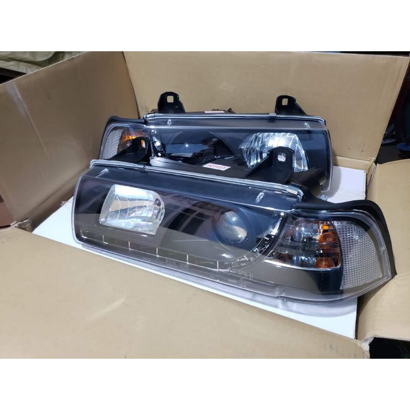 headlamp BMW E36 blackhousing