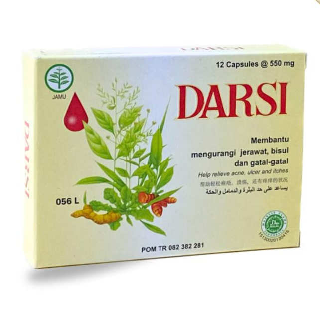 DARSI KAPSUL BERSIH DARAH (12 KAPSUL)