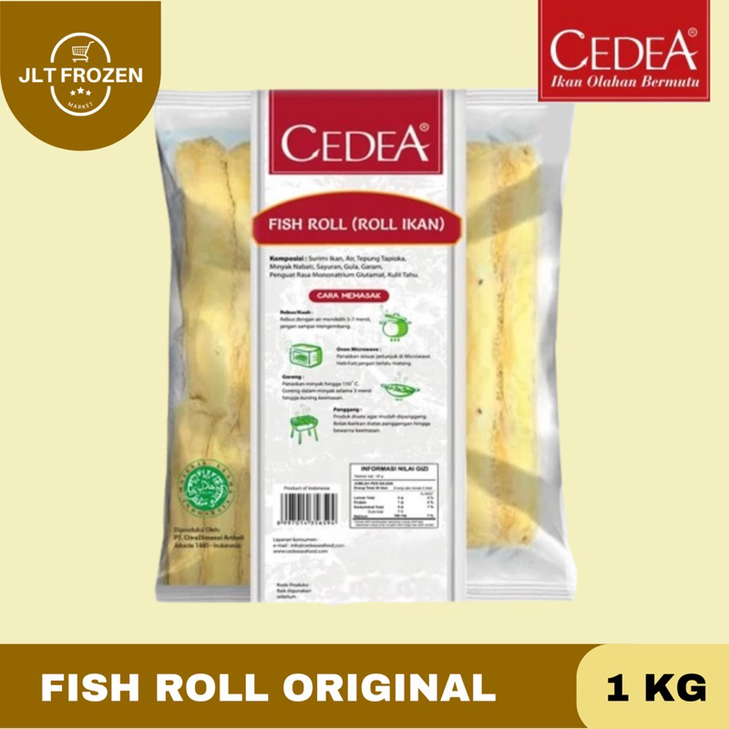 

Cedea Fish Roll Original / Olahan Ikan Fishroll - 1kg