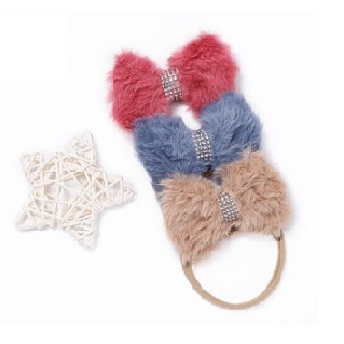 Bandana  nilon USA bayi & anak lucu motif bulu2