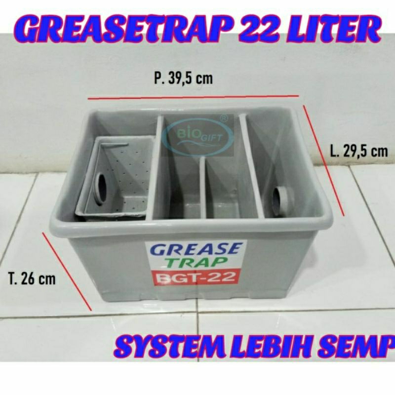 GREASE TRAP BGT - 15 + BGT-22