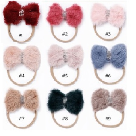 Bellini - bandana  nilon USA bayi & anak lucu motif bulu2