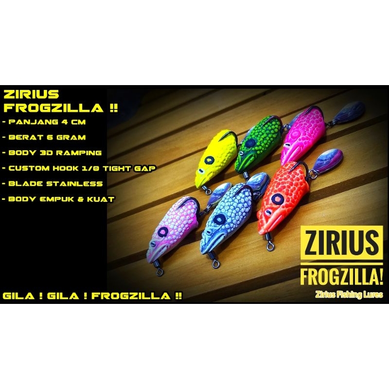 Soft frog zirius frogzilla New(handmade)