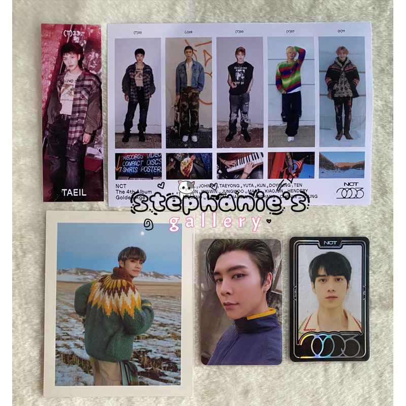 PC Johnny YB Hendery Pola Xiaojun Sticker Golden Age NCT Archiving