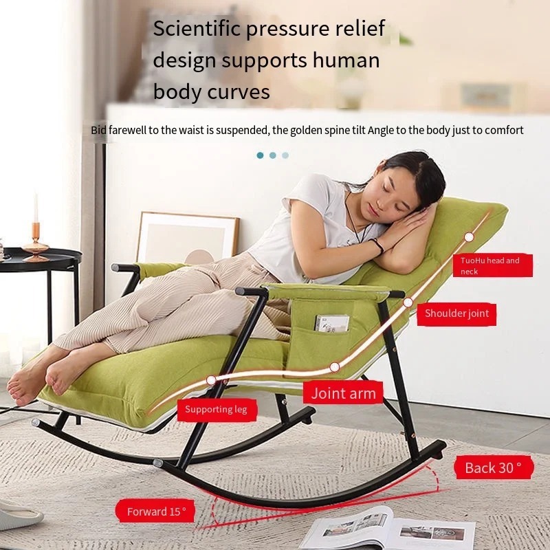 New - Kursi tidur lipat / Kursi santai indoor outdoor/ Kursi tiduran / Kursi sofa goyang / kursi lip