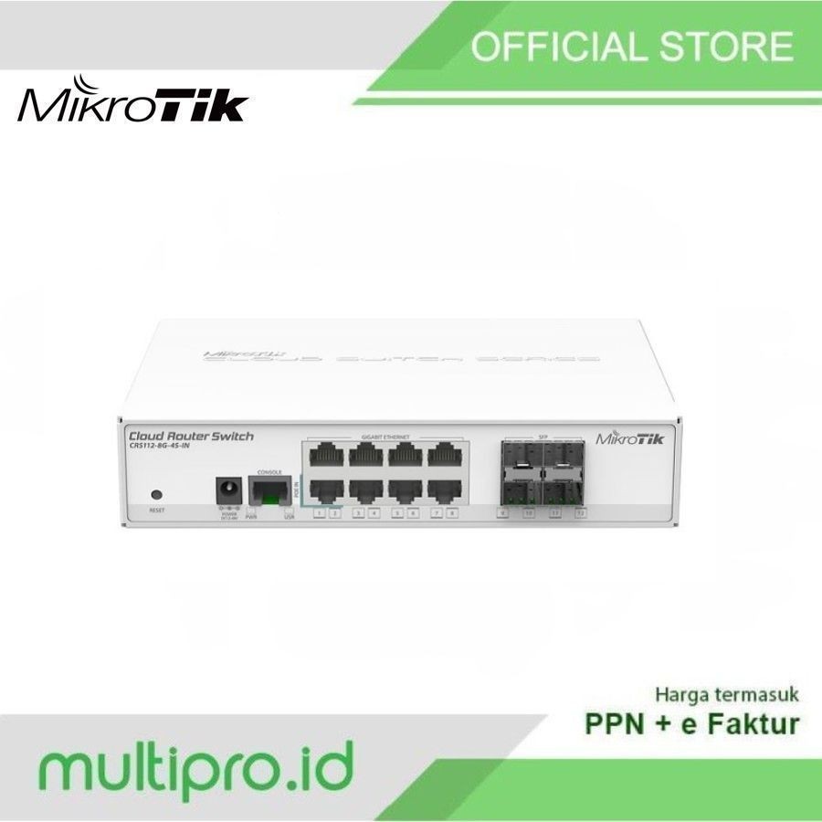 MikroTik CRS 112 8G 4S IN CRS112-8G-4S-IN