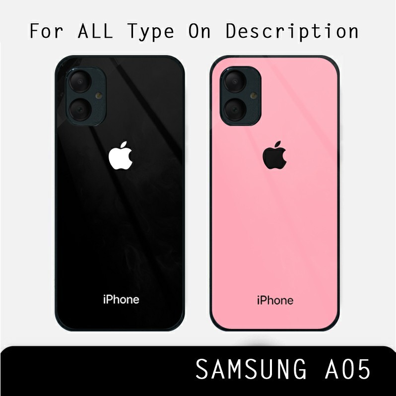 Softcase Mirror Glass Samsung A05 Terbaru [KC10] - Case HP Samsung  - Kesing Samsung A05 Terbaru - S