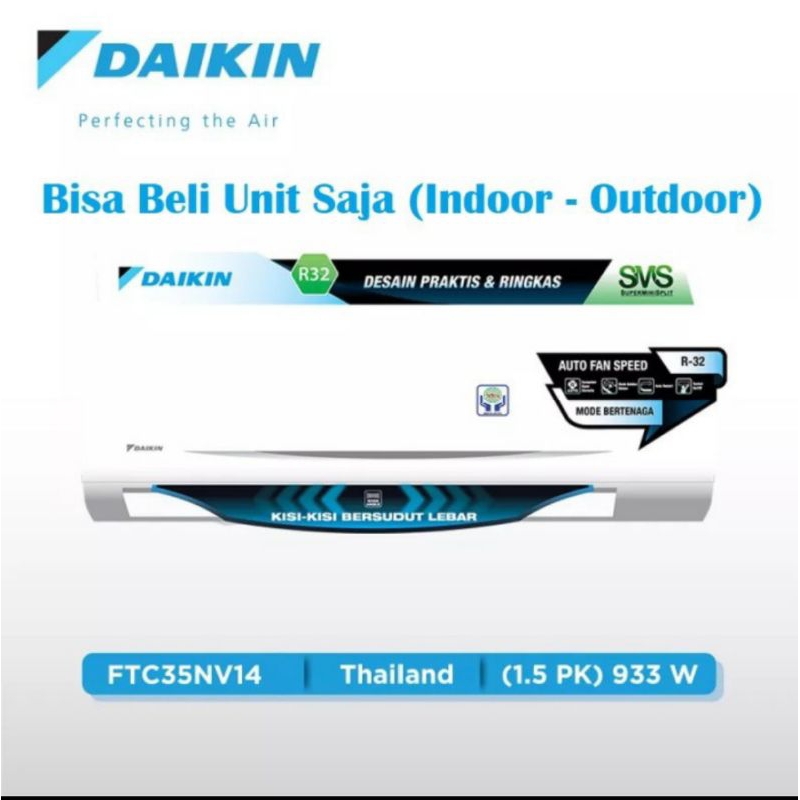 AC DAIKIN Thailand 1.5 PK FTC-35NV14