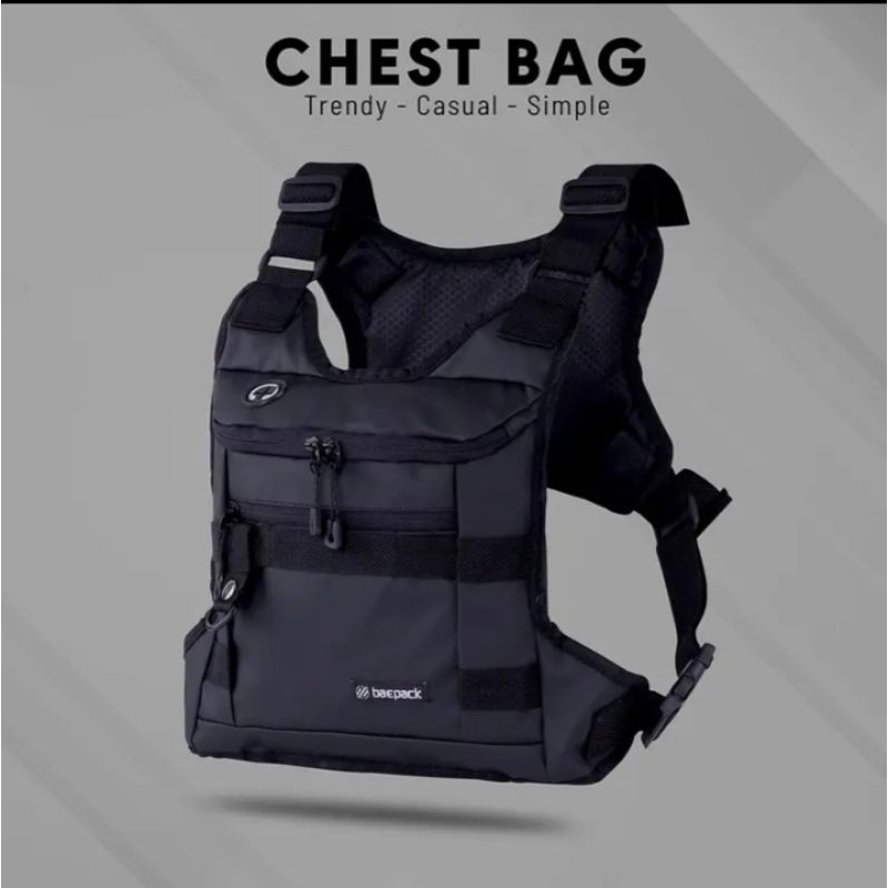 chest bag pria premium waterproof - tas dada pria - tas motor