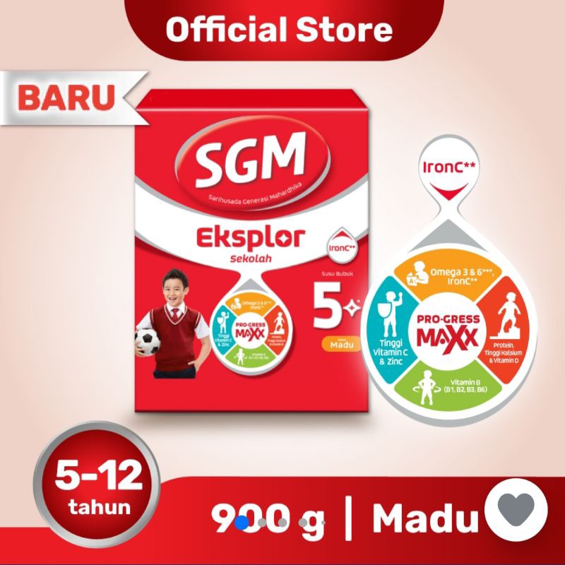 Susu SGM 5 plus Madu 900 gram