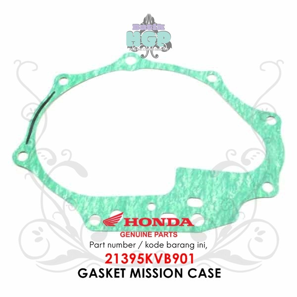 21395KVB901 - Paking Gearbox Vario 110 Karbu (Gasket Mission Case) Ori AHM Perpak Girbok