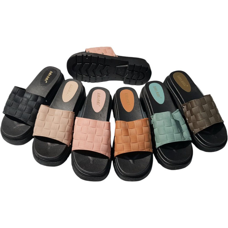 Bara Bara Sandal Selop Wanita Karet Kokop Anyam WS898-KKPSH (AT-4)