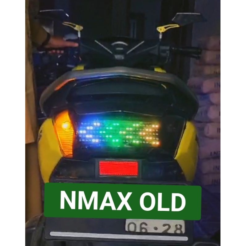 STOPlamp NMAX old RGB running text