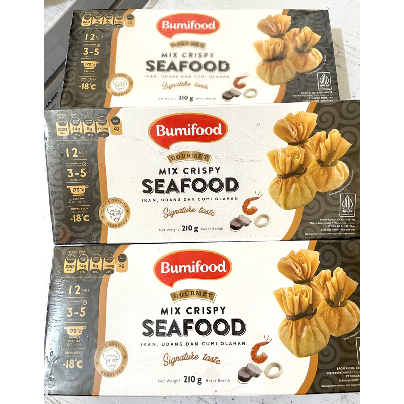 

Mix Crispy Seafood Bumi Food 210gr ~ GALERI PLASTIK FROZEN FOOD