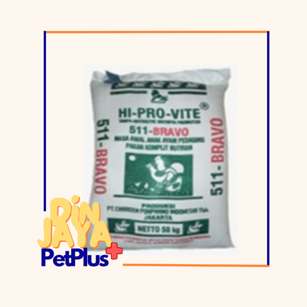 B511 (50 KG) - PUR AYAM UNTUK MASA AWAL ANAK AYAM PEDAGING PAKAN KOMPLIT BUTIRAN
