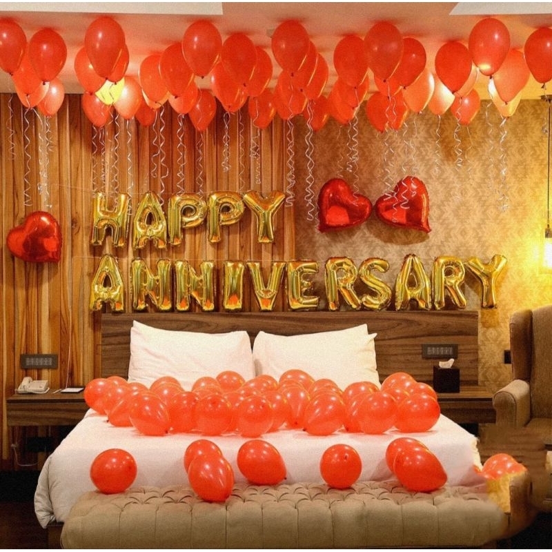 Paket Balon anniversary / Paket Dekorasi Happy Annive