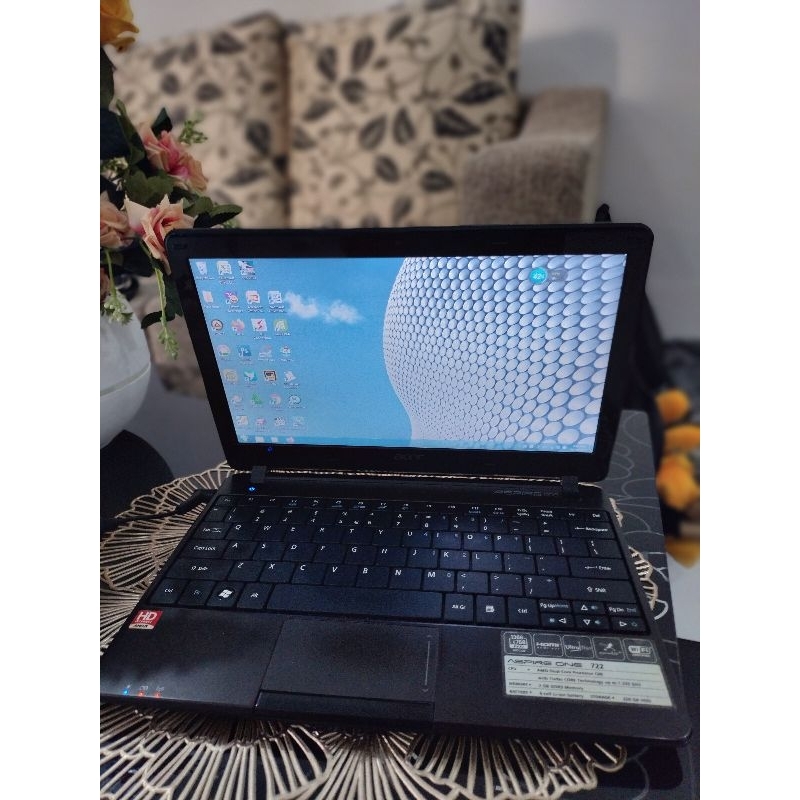 promooo laptop leptop Acer aspire one 722 murah barang bagus