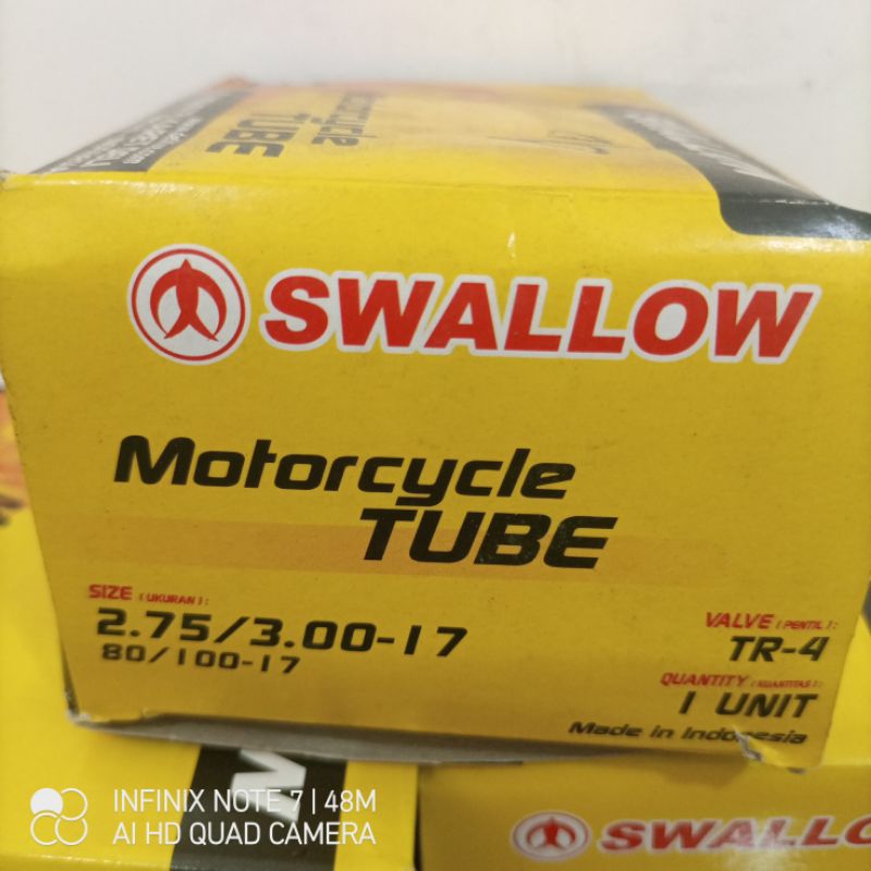ban dalam 275/300-17 swallow velg 17