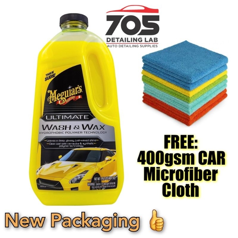 Meguiar's - Meguiars Ultimate Wash & Wax / Shampoo Mobil + Wax