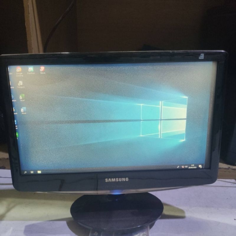 Monitor Samsung PU19WS Layar Minus Semut / Seperti Antena Tv Lemah