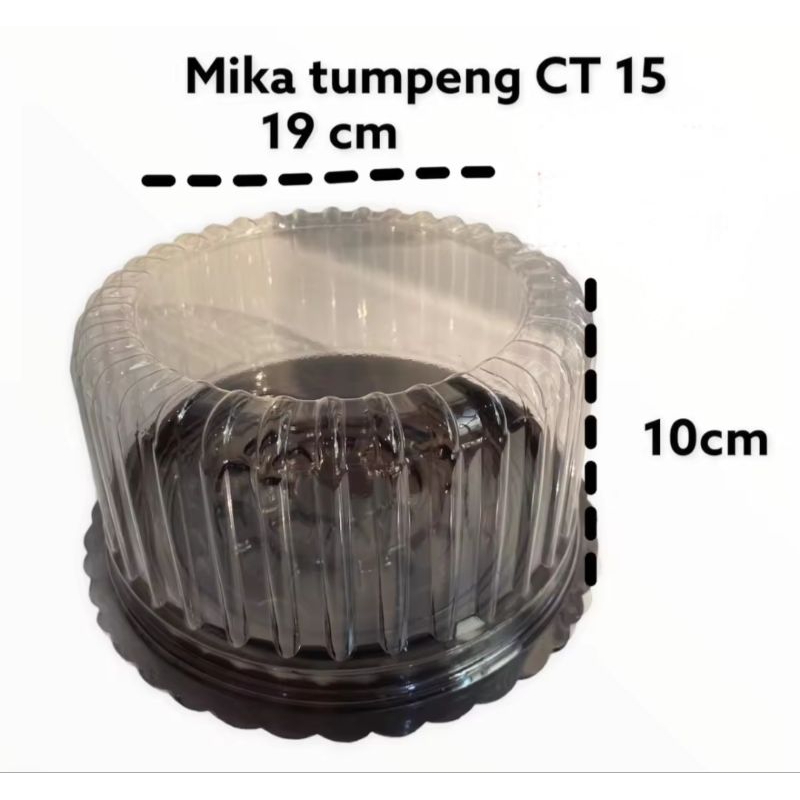 MIKA TUMPENG MINI/MIKA BOLU BULAT/MIKA KUE BULAT/MIKA PLASTIK BULAT/MIKA TUMPENG KECIL TERMURAH ISI 