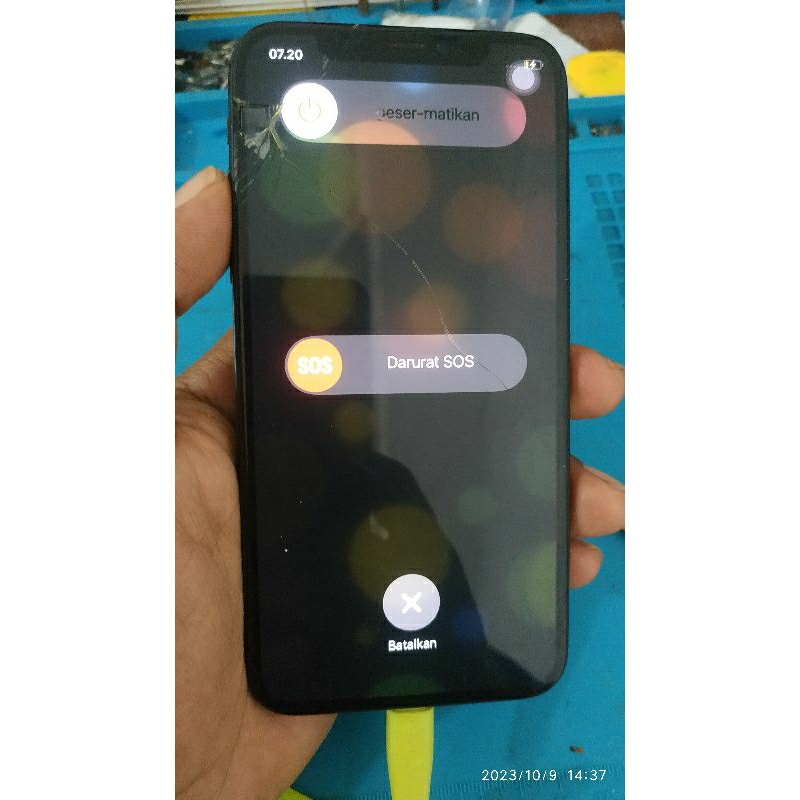 LCD iPhone X Copotan Cabutan