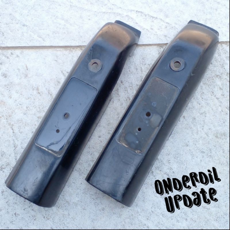 Cover shock depan motor Suzuki Rc80 Rc100 Bravo Tanpa Mata Kucing Original