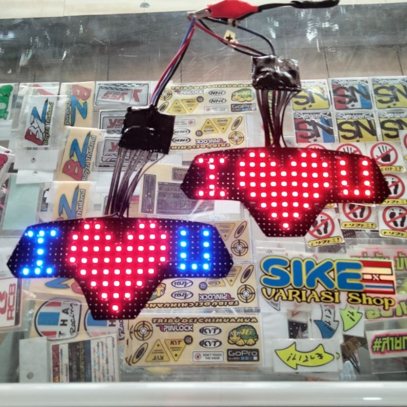 Stoplamp Runing Vario 125 Vario 150 New love ❤ 10 Model Otomatis Ganti