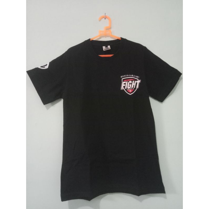 T-shirt Karate Fighter Black preloved shinjin clothing