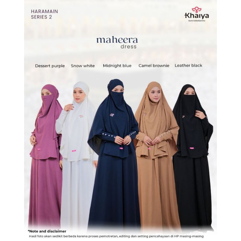 Maheera Dress Haramain Series Original By Khaiya.id