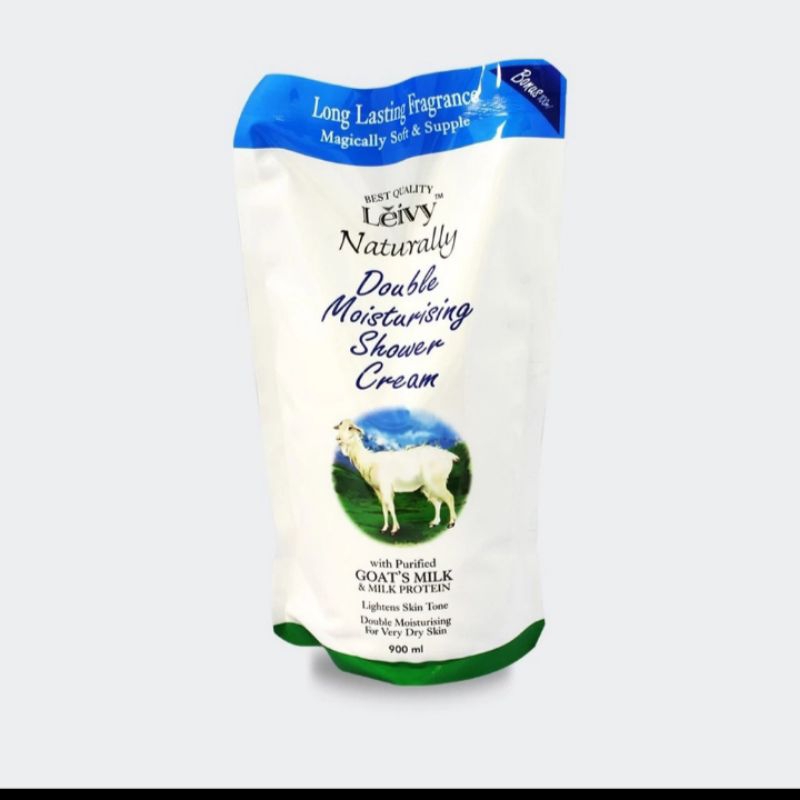Leivy Shower Cream Refill 900ml Goat Milk
