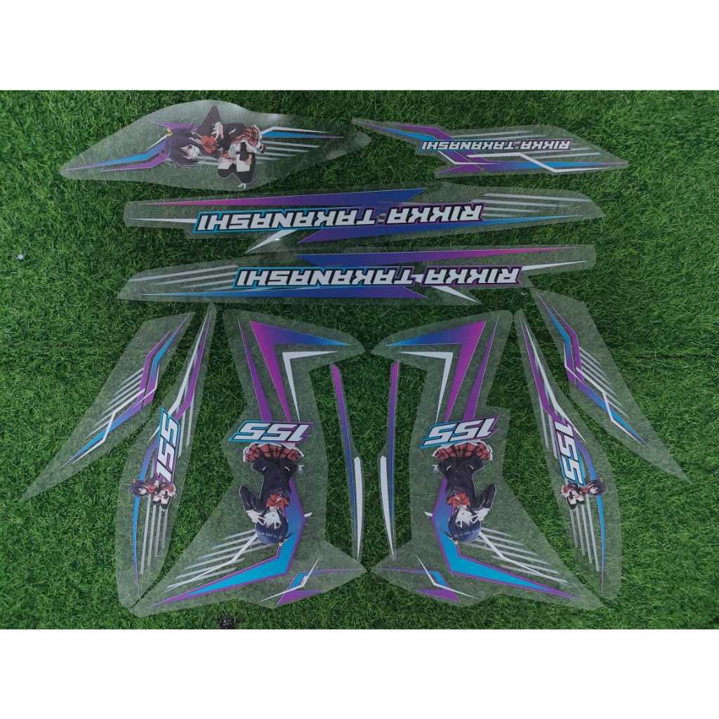 Striping Transparan Aerox NEW RIKKA ANIME 155