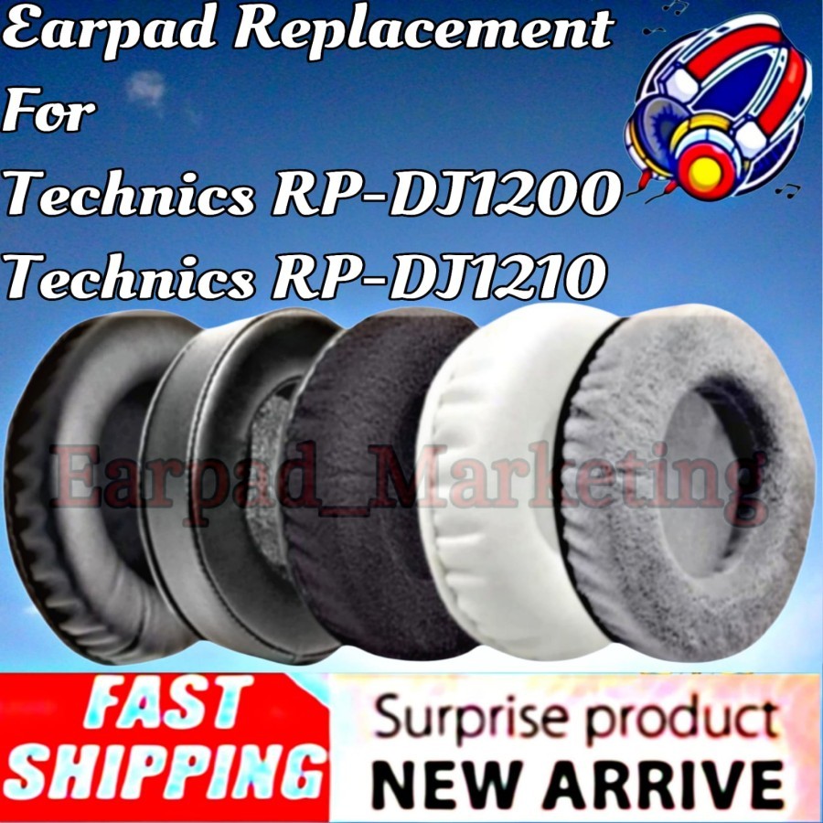 Sepasang Earpad Cushion Technics RP-DJ1200 RP-DJ1210 RP DJ1200 DJ1210 DJ 1200 1210