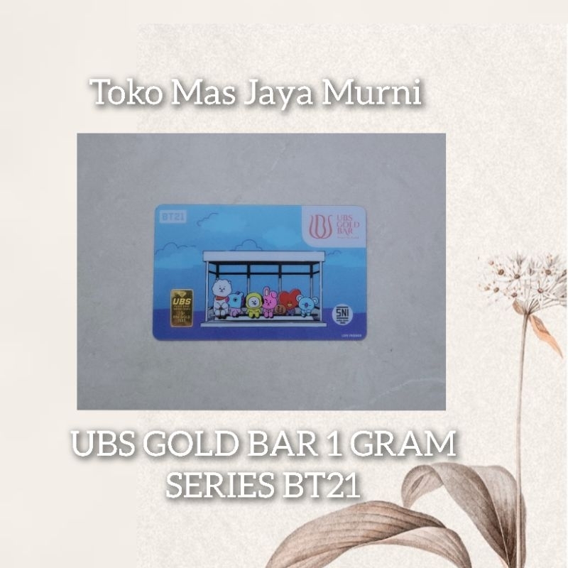 Logam Mulia UBS Gold Bar BT21 Pecahan 1 Gram