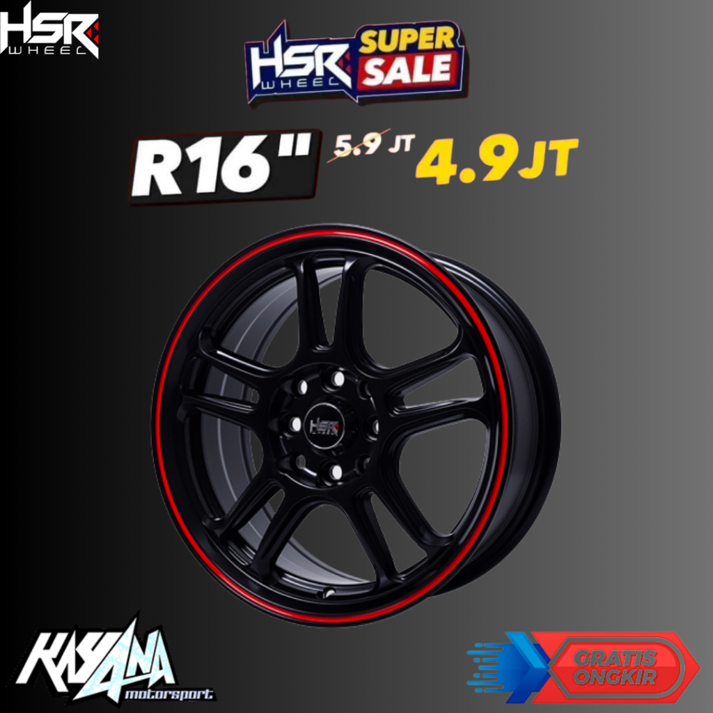 VELG MOBIL RING 15 WARNA HITAM BISA BUAT AVANZA XENIA HSR WHEEL NX SPO R15