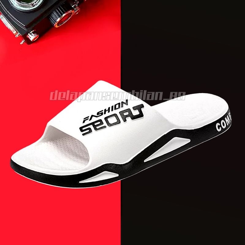 Sandal Slop Pria Fashion Sport / Sandal Pria Kekinian Viral