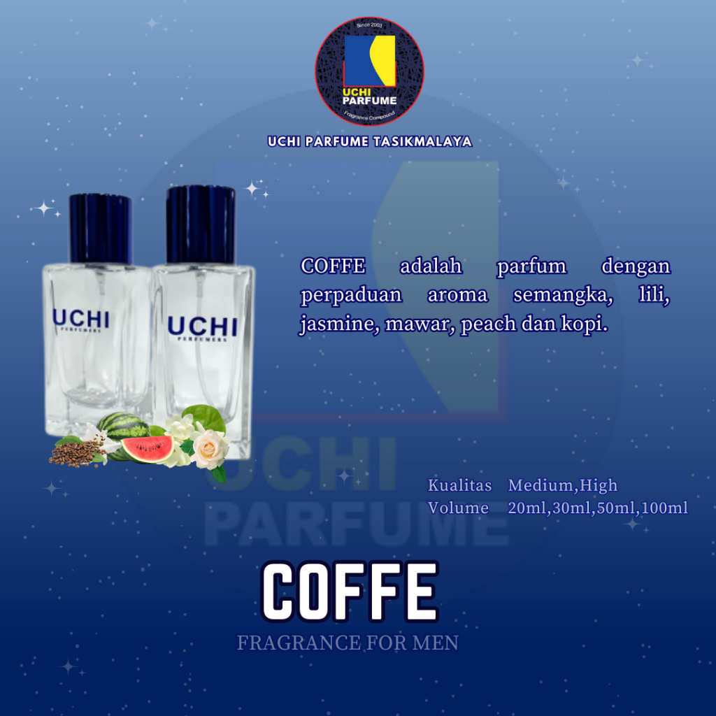 Uchi Parfume Refill Parfum AXE COFFE (20ML,30ML,50ML,100ML)