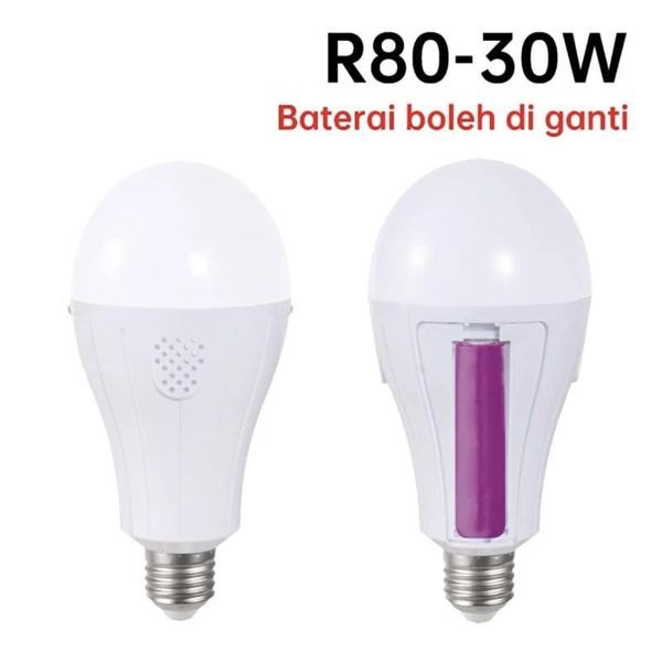 Bohlam Led Lampu Emergency Lampu Magic 30watt