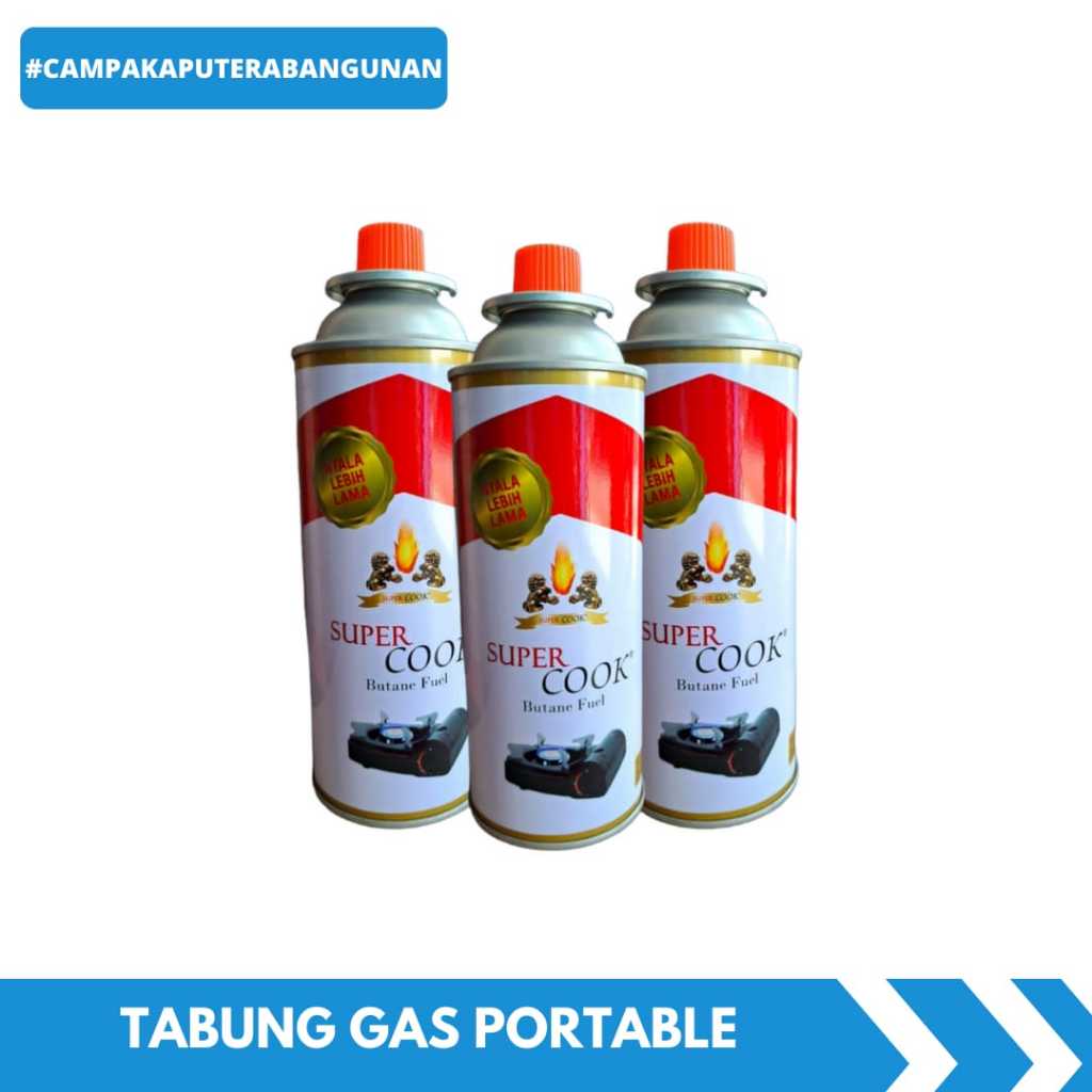 Tabung Gas Portable SUPERCOOK Tabung Gas Kaleng