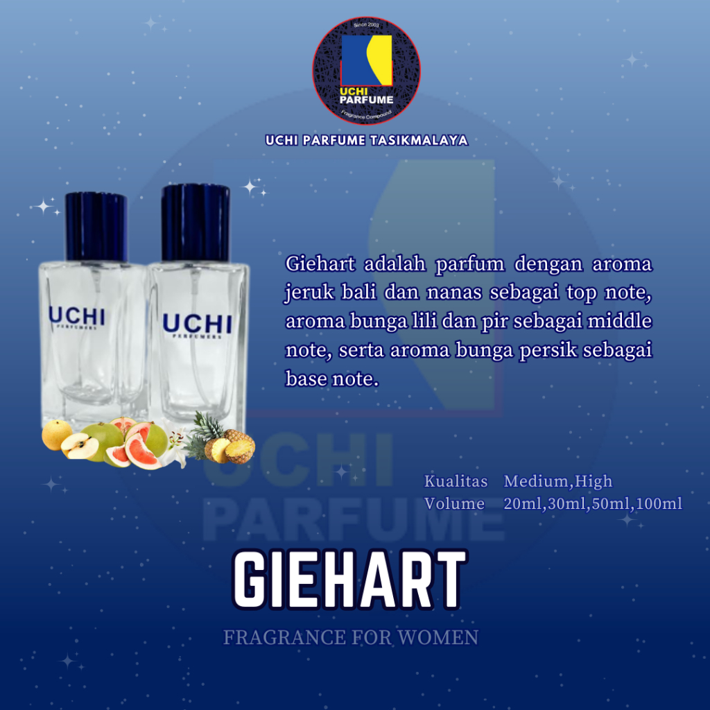 Uchi Parfume Refill Parfum TM. GIEHART (20ML,30ML,50ML,100ML)
