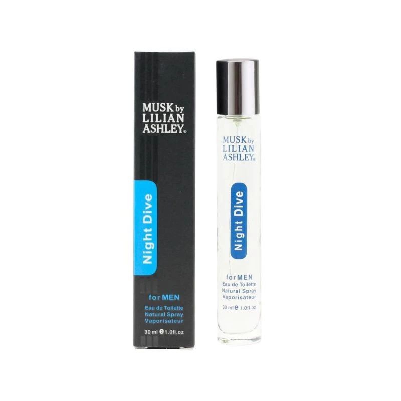 Musk by lilian ashley eau de toilette parfum pria night dive 30ml