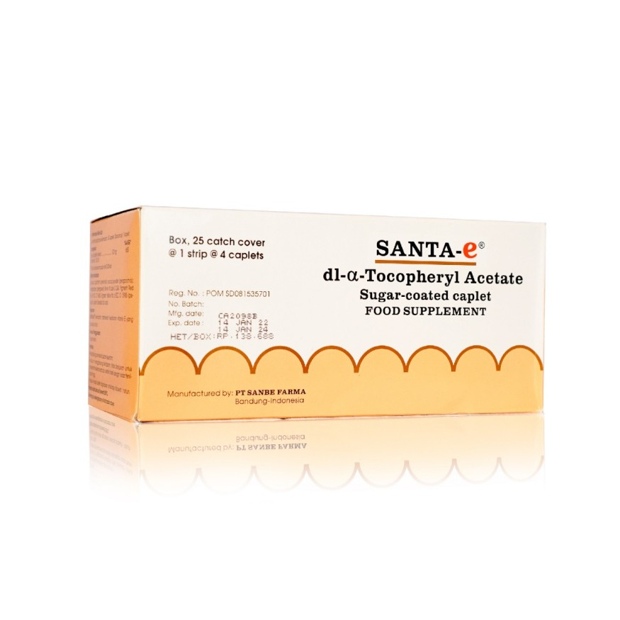 SANTA - E 200iu TABLET Defisiensi Vitamin E(1 strip)