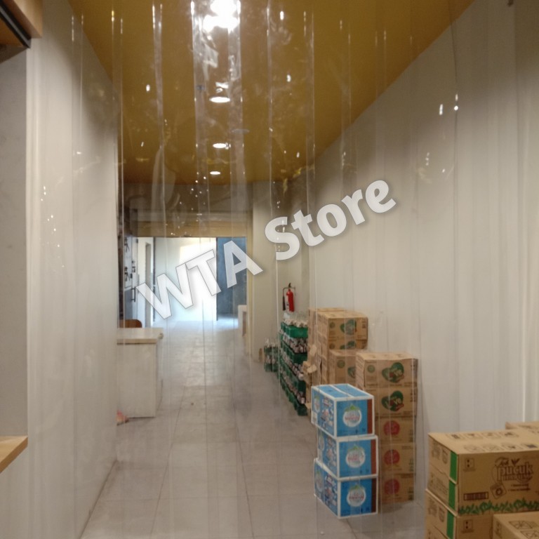TIRAI PVC STRIP CURTAIN TIRAI PLASTIK CURTAIN Lengkap BRACKET HANGER