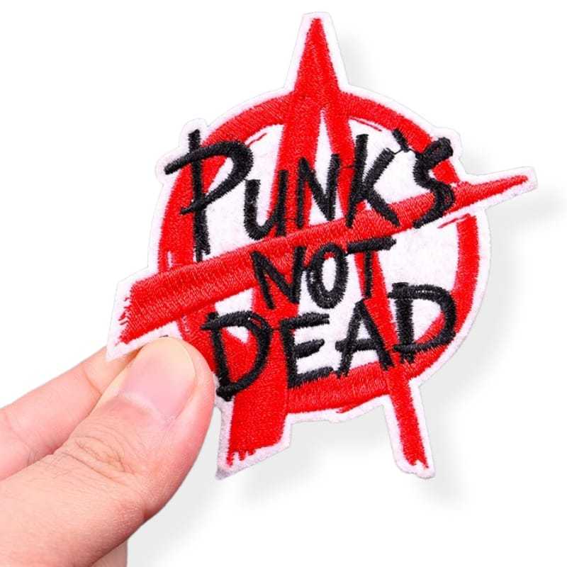 Patch Bordir Punk's Not Dead
